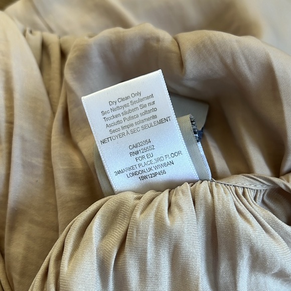 Anthropology Midi Sleeveless Dress - Beige Cream - Picture 8 of 8